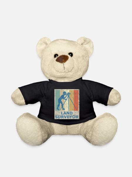 Landvermesser Geometer Vermessungsingenieur - Teddy - Schwarz
