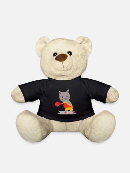Chat de boxe - Nounours - noir