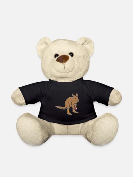Kangaroo football - Teddy Bear - black