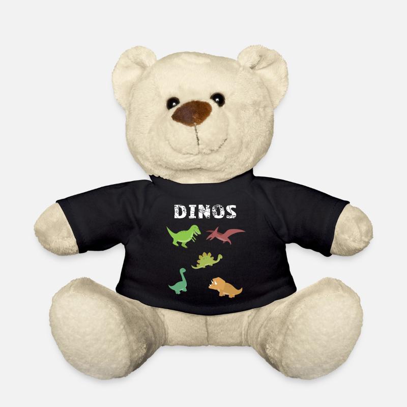 dinosaur - Teddy Bear - black