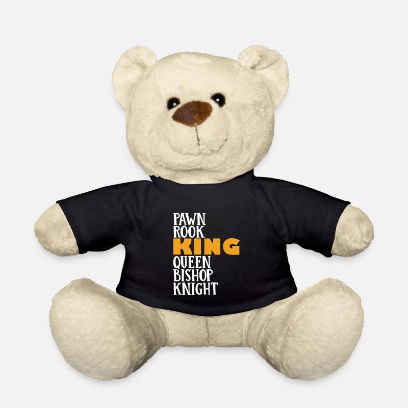 Schach - Teddy - Schwarz