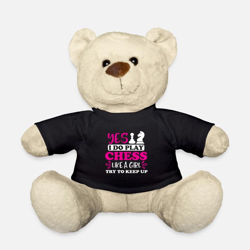 Schach - Teddy - Schwarz