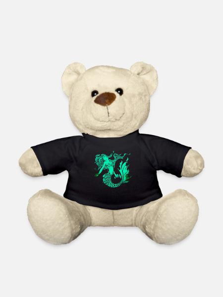 Mermaid mermaid mermaid fairy tale - Teddy Bear - black