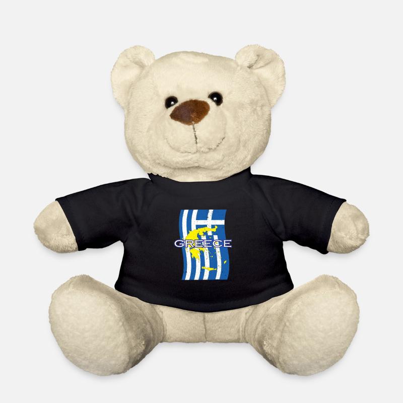 Griechenland Shirt - Teddy - Schwarz