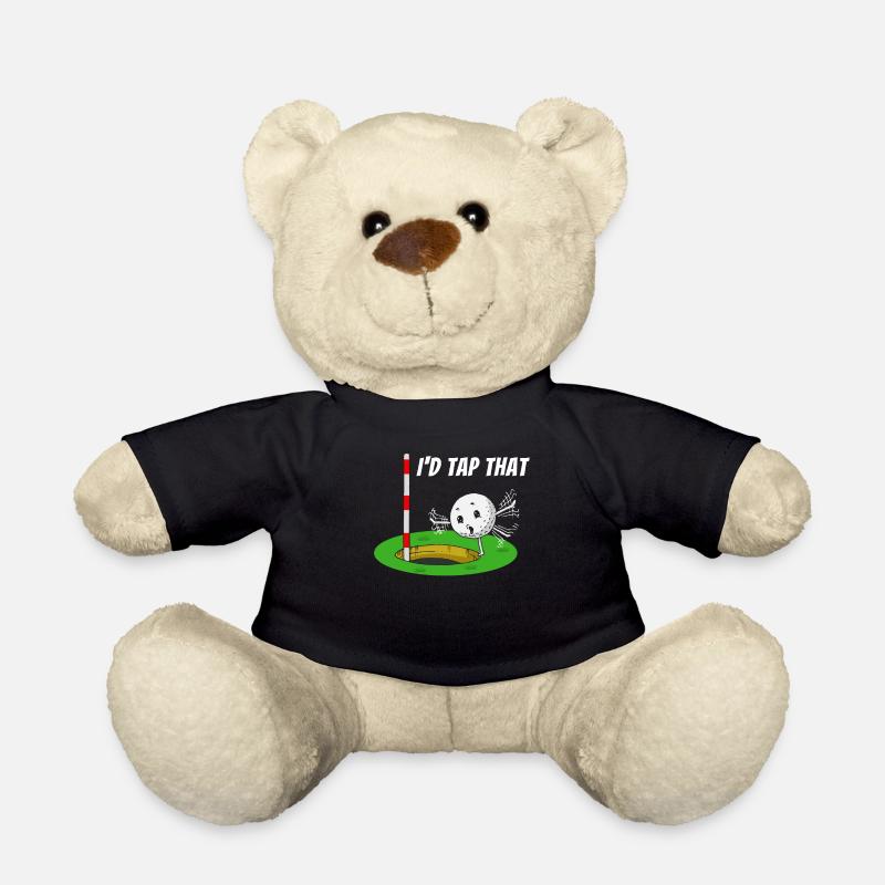 Golf I'd Tap that Golfer Golfspieler Golfball - Teddy - Schwarz