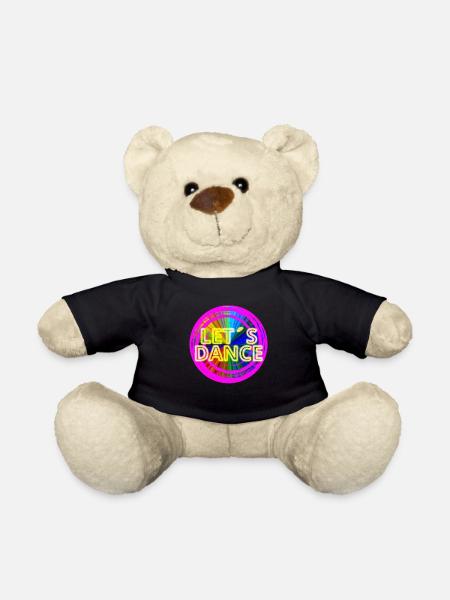 Lets Dance Männer Frauen Kinde - Teddy - Schwarz