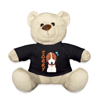 Dog Sorry - Teddy Bear - black - Front