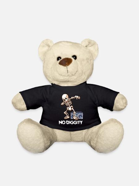 HIP HOP 90 squelette faisant DABBING Halloween - Nounours - noir