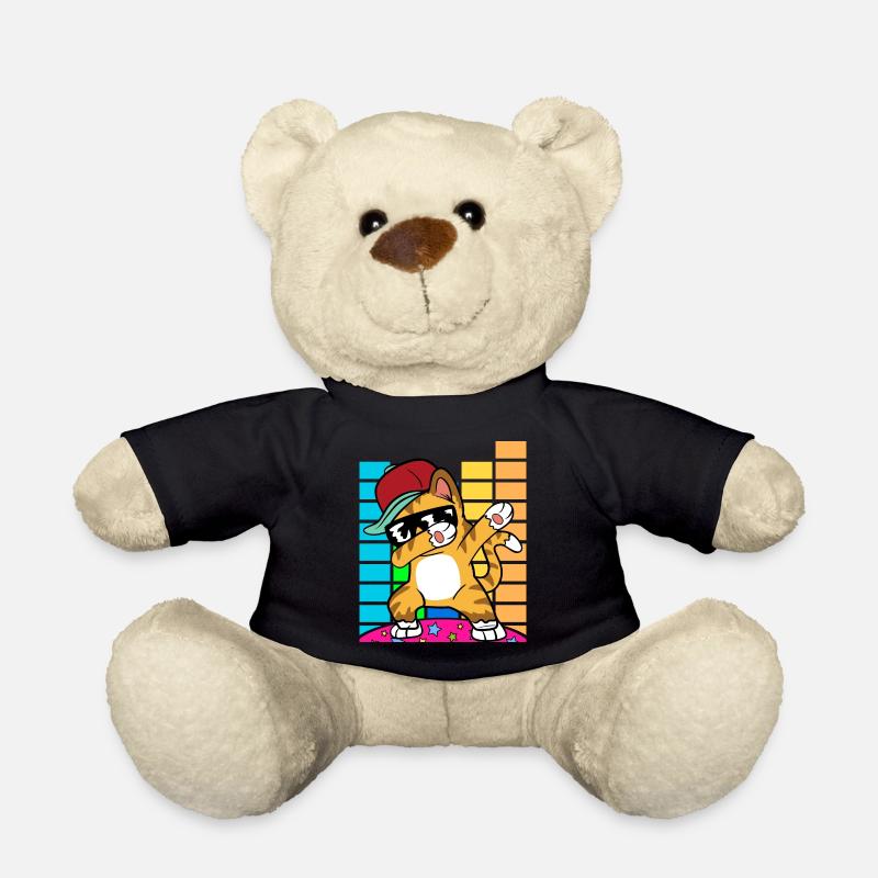 Dabbing Dab Katze Rapper Hiphop Hip Hop Disco - Teddy - Schwarz