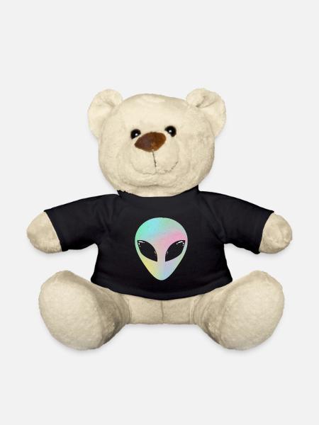 Alien tête alien hologramme holographique cadeau OVNI - Nounours - noir