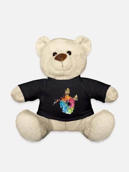Turtle waistband artwork - Teddy Bear - black
