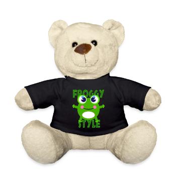 Grenouille douce - Nounours - noir - Devant