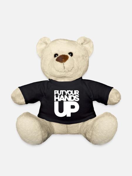 Macht eure Hände hoch Musik Konzert Geschenk - Teddy - Schwarz