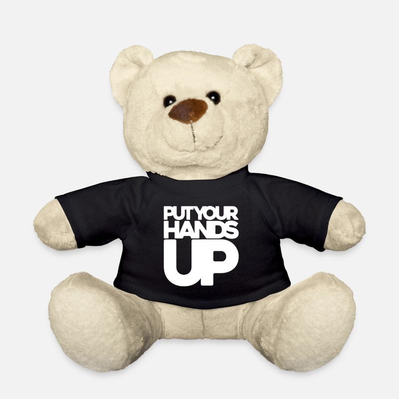 Macht eure Hände hoch Musik Konzert Geschenk - Teddy - Schwarz