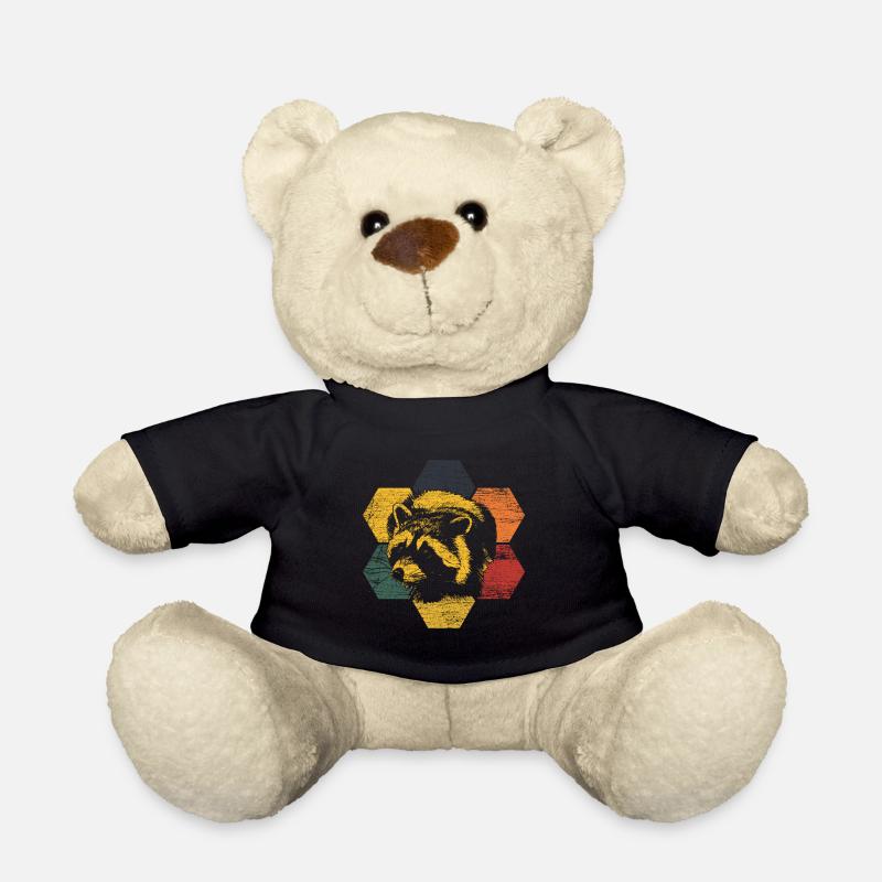 raton laveur - Nounours - noir
