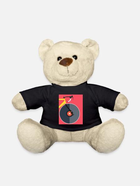 Riding vinyl - Teddy Bear - black