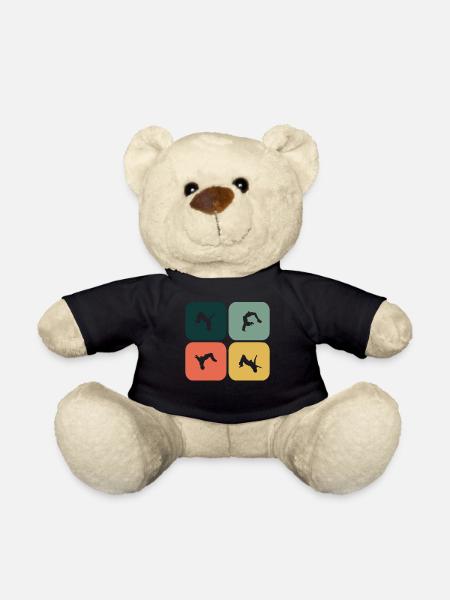 Backflip, somersault - Teddy Bear - black