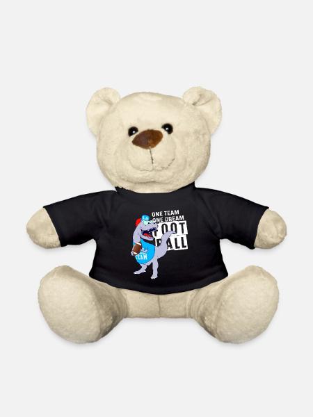 American Football T-Rex - A Dream A Team Dino - Teddy Bear - black