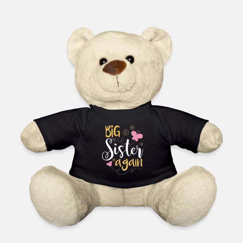 Große Schwester Geschenk Big Sister Again - Teddy - Schwarz