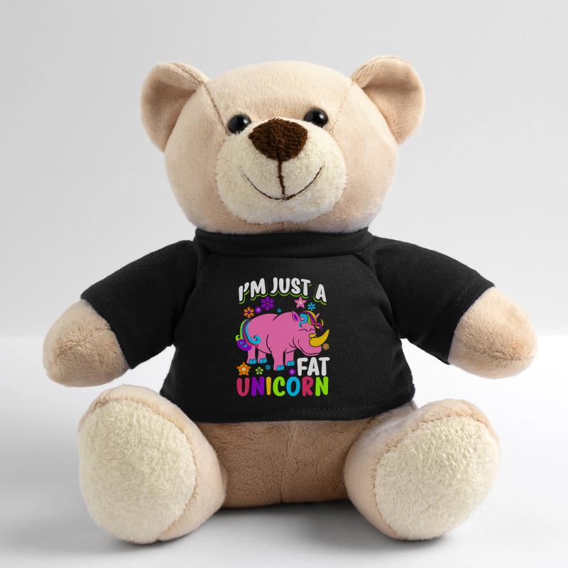 Nashorn Ich bin Nur ein fettes Einhorn Geschenk Teddy