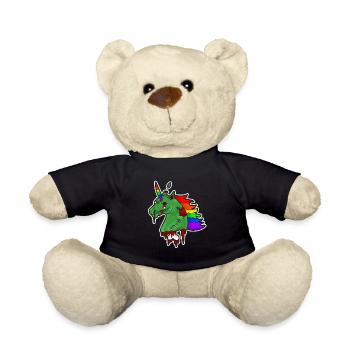 Licorne Zombie - Nounours - noir - Devant