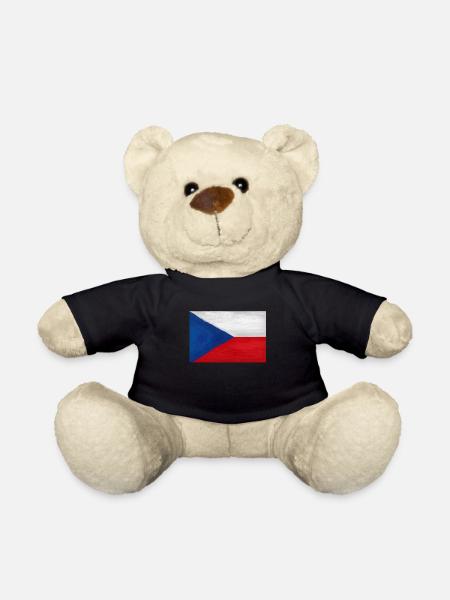 Tschechien Flagge - Teddy - Schwarz