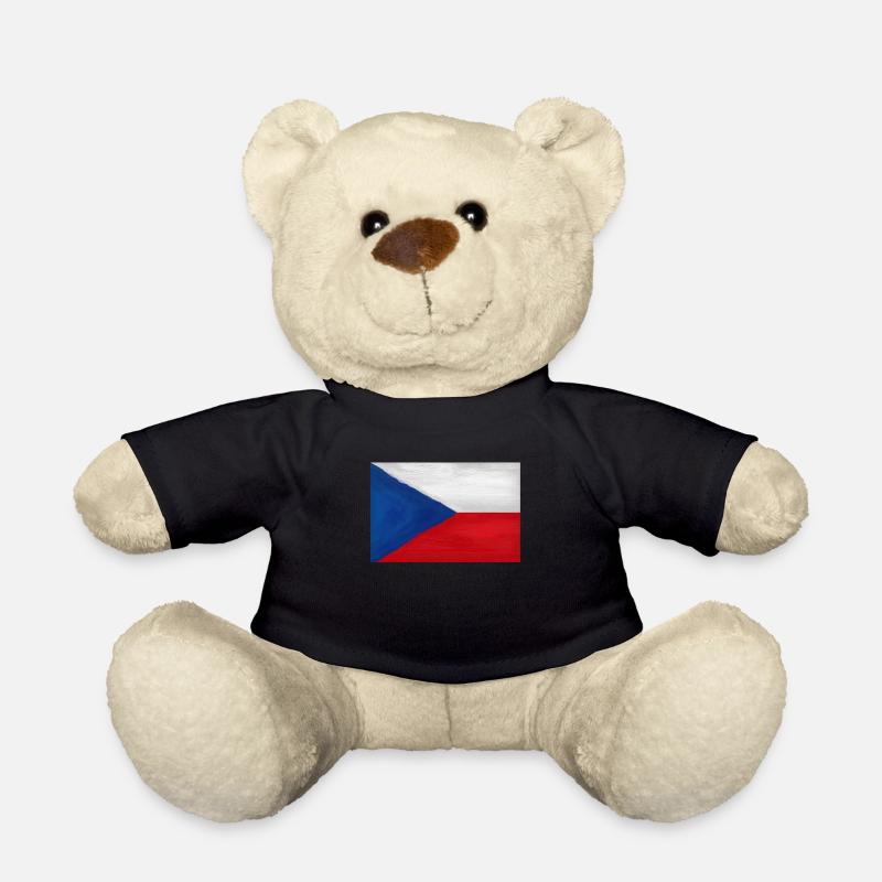 Tschechien Flagge - Teddy - Schwarz