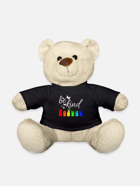 ASL Zeichensprache Gebärdensprache - Teddy - Schwarz