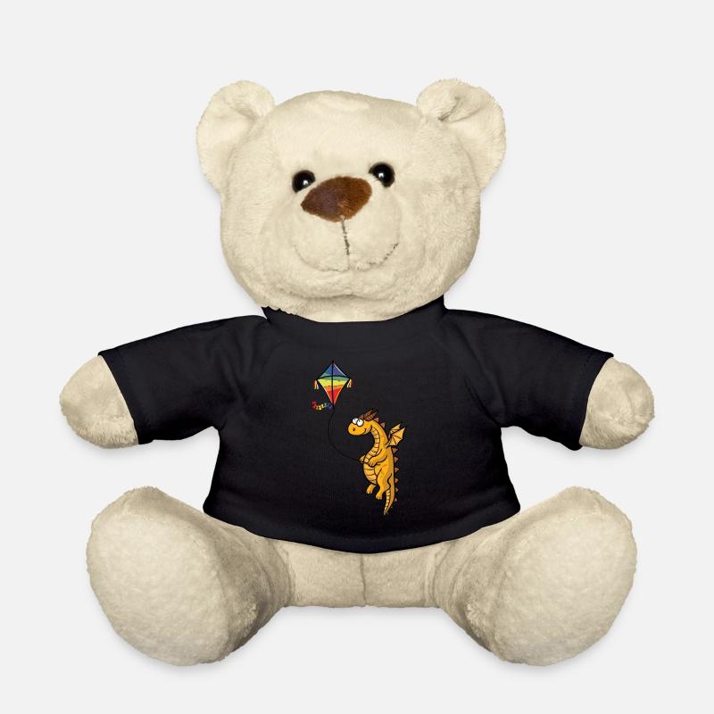 Dragon avec dragon - Nounours - noir