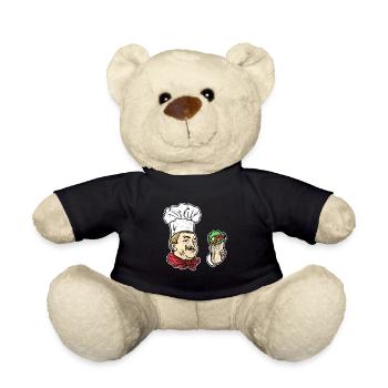 Döner Kebab Koch Geschenk - Teddy - Schwarz - Vorne