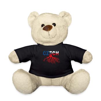 Roots République Tchèque Tchèque Prague cadeau - Nounours - noir - Devant