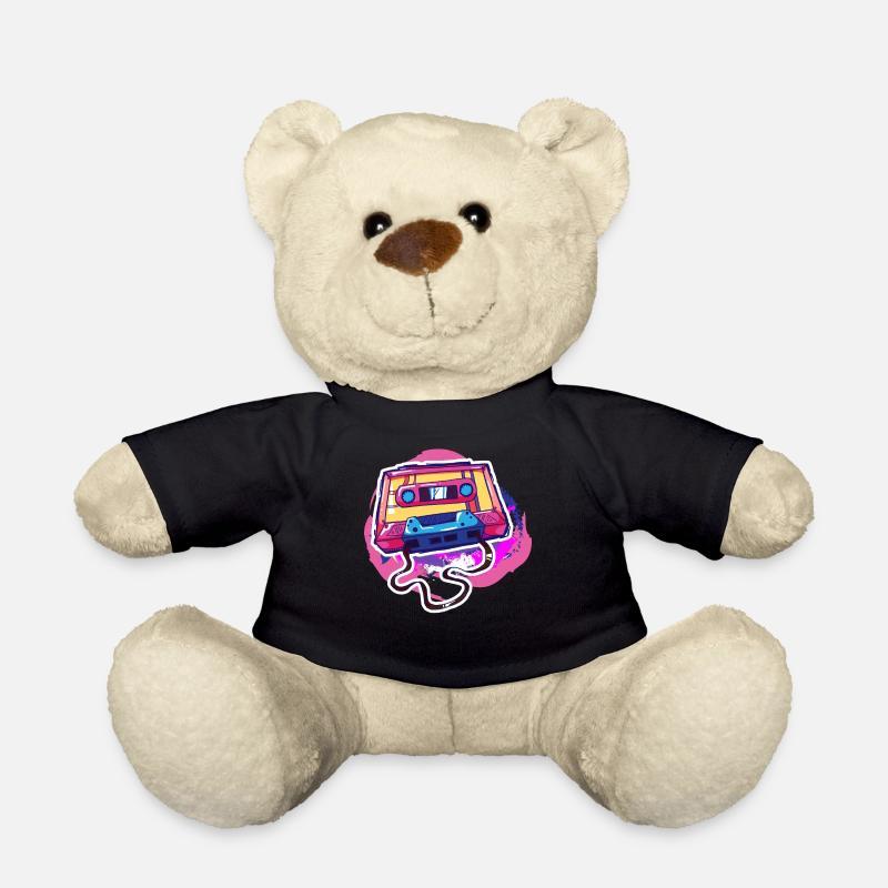 80er 90er Tape Audio Kassette - Teddy - Schwarz