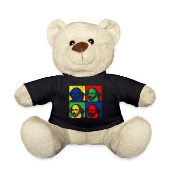 POP ART SHAKESPEARE - Nounours - noir - Devant