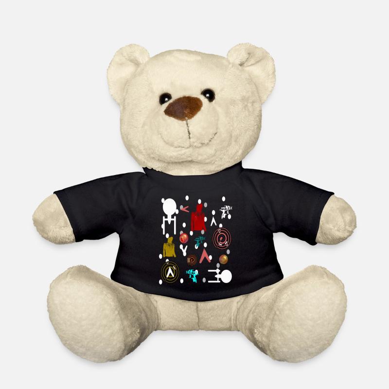 Science fiction colorful - Teddy Bear - black