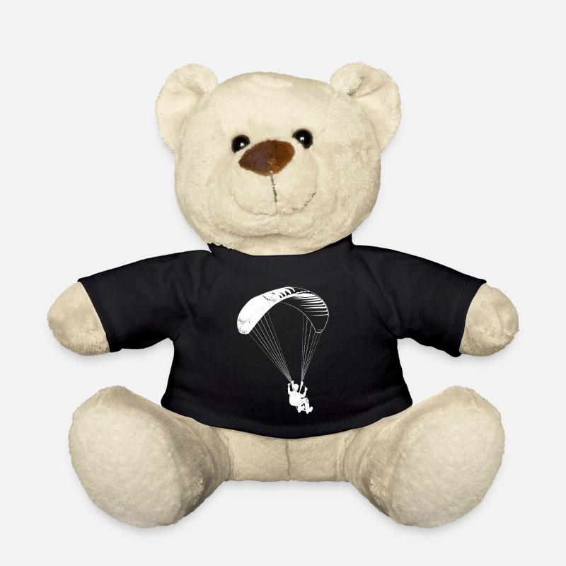 Parapente - Parapente - Silhouette - Nounours - noir