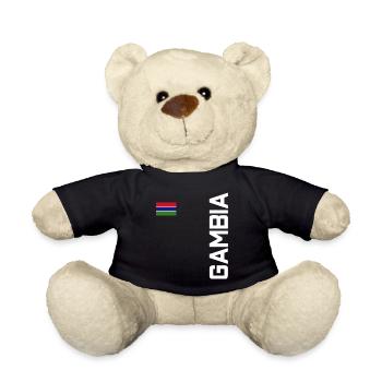 Gambia - Teddy Bear - black - Front