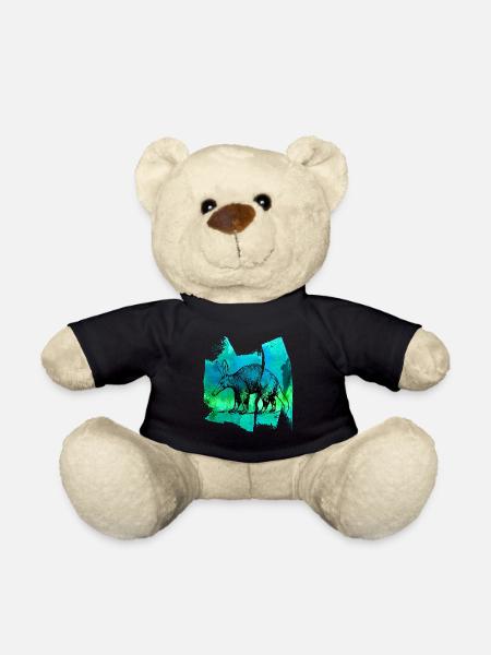 Erdferkel aardvark erdferkel T Shirt Geschenk - Teddy - Schwarz