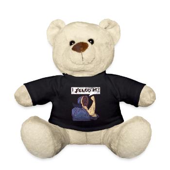 Kendo Japanese Bamboo Arts Martial Gift - Nounours - noir - Devant