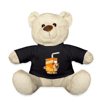 Cute & Funny Juice Puppy Dog Obsessed - Teddy Bear - black - Front