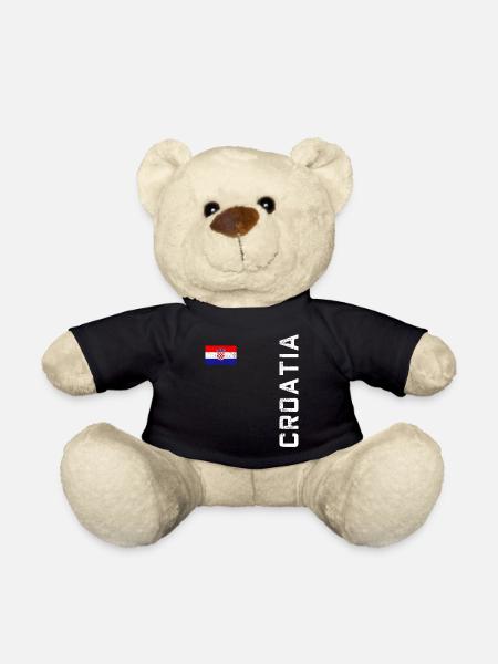 Kroatien Trikot - Teddy - Schwarz