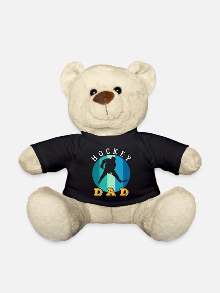Hockey Dad Retro Style - Teddy - Schwarz