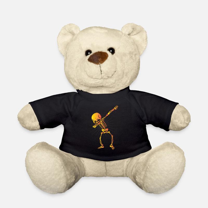 Dabbing Skeleton Skelett - Teddy - Schwarz