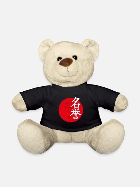 symbole japonais d'honneur - Nounours - noir