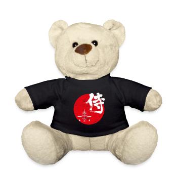 Samurai japanisches schriftzeichen - Teddy - Schwarz - Vorne