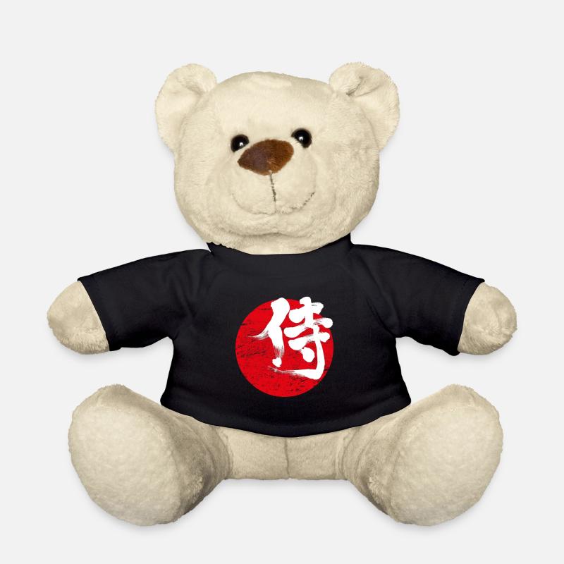 Symbole samouraï japonais - Nounours - noir
