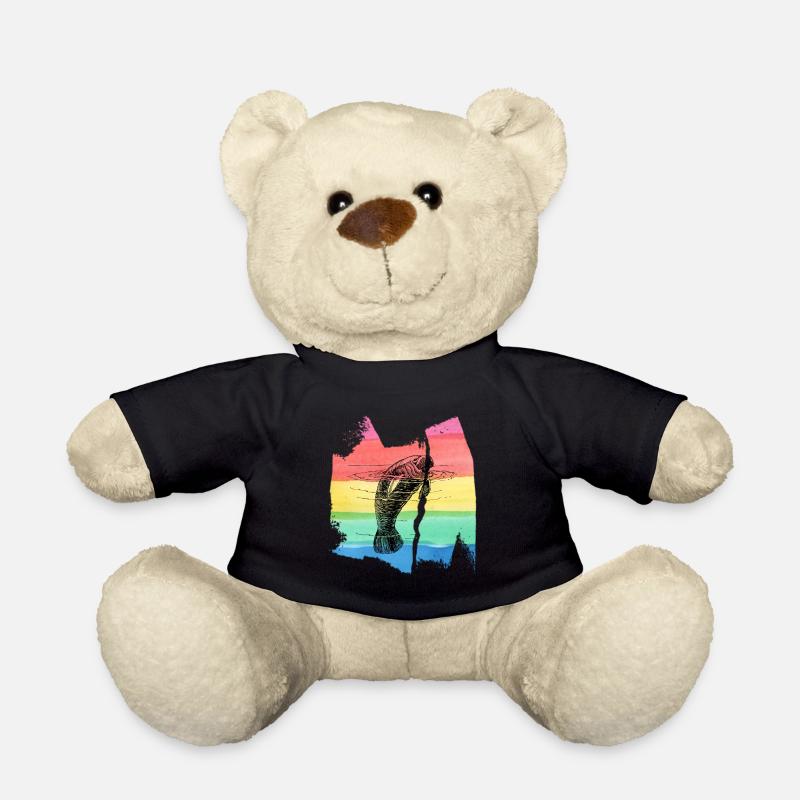 Walrus Seal Walrus Cow T Shirt - Teddy Bear - black