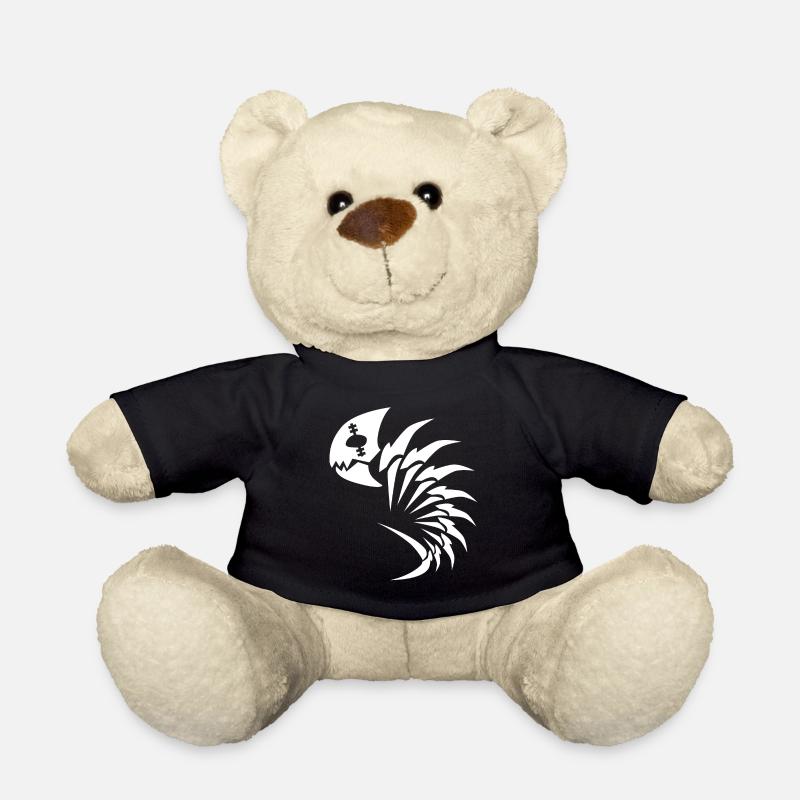 Pastafarian Jolly Pirate Fish Spaghetti Monster - Nounours - noir