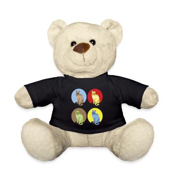 CATS LOVERS - Teddy - Schwarz - Vorne