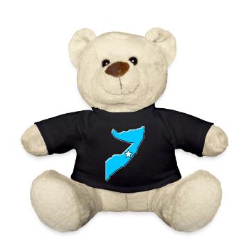 Somalia Flagge Landkarte - Teddy - Schwarz - Vorne