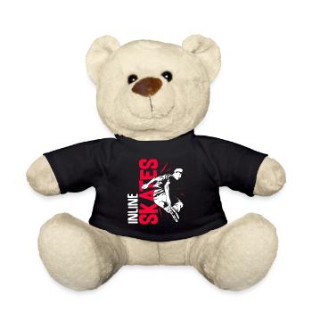 Patins à roulettes - Nounours - noir - Devant